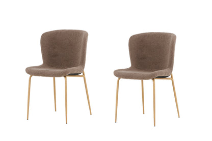 Modesto spisebordsstole - brun, mokka - 2 stk. - billede 1
