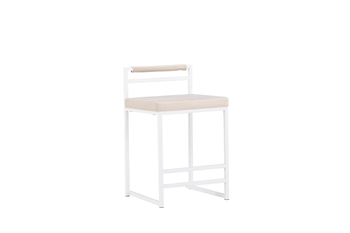 Opelika barstol - beige, hvid - billede 2