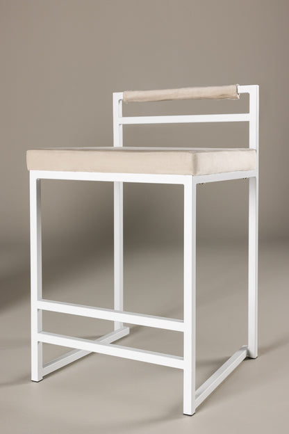 Opelika barstol - beige, hvid - billede 9