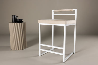 Opelika barstol - beige, hvid - billede 6