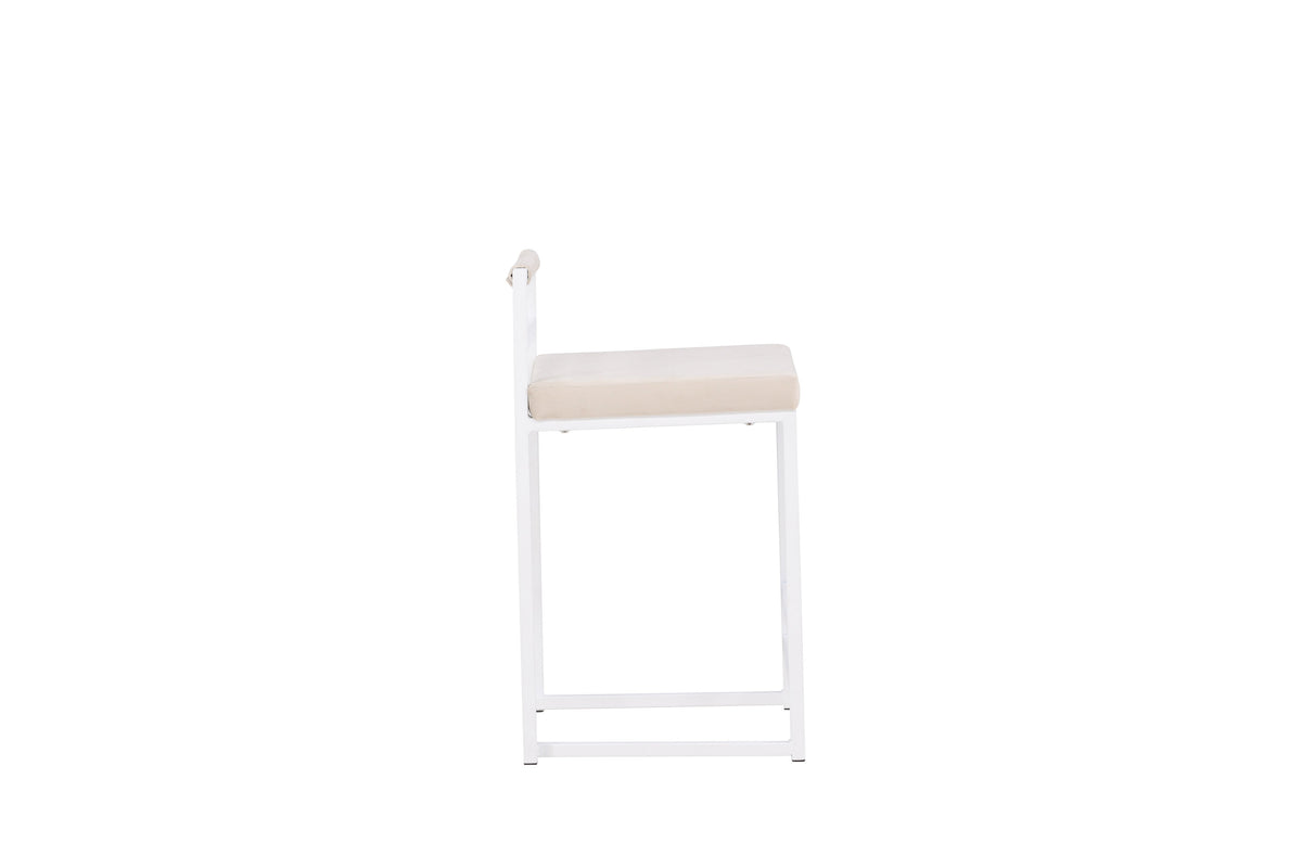Opelika barstol - beige, hvid - billede 4
