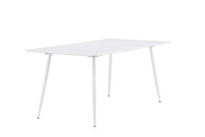 Silar spisebord - 180 × 90 cm - hvid - billede 5