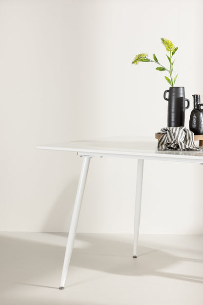 Silar spisebord - 180 × 90 cm - hvid - billede 20