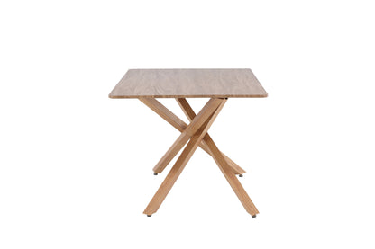 Piazza spisebord - 180 × 90 cm - mokka - billede 1