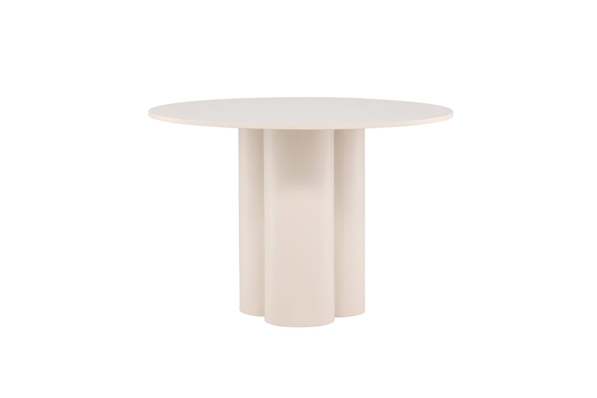 Olivia rundt spisebord - Ø110 cm - beige - billede 2