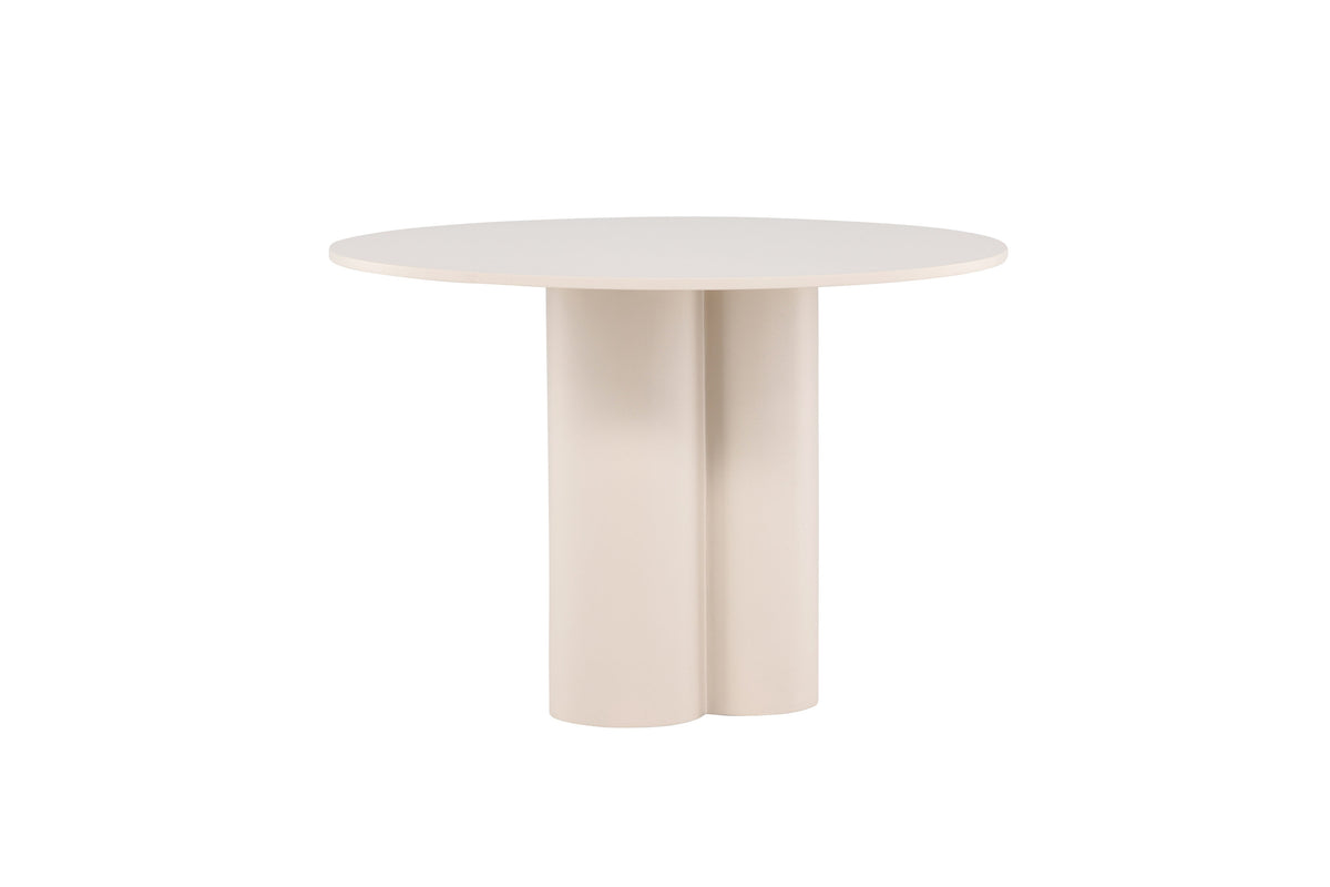 Olivia rundt spisebord - Ø110 cm - beige - billede 3