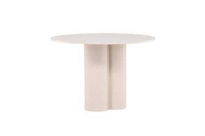 Olivia rundt spisebord - Ø110 cm - beige - billede 3