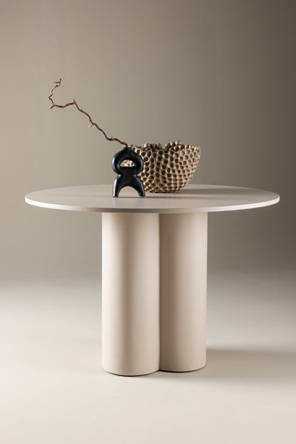 Olivia rundt spisebord - Ø110 cm - beige - billede 17