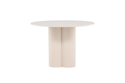 Olivia rundt spisebord - Ø110 cm - beige - billede 4