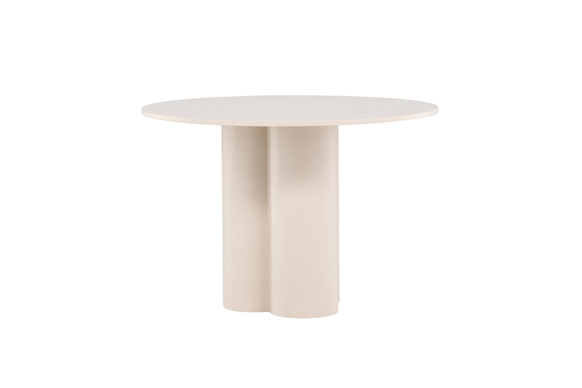 Olivia rundt spisebord - Ø110 cm - beige - billede 5
