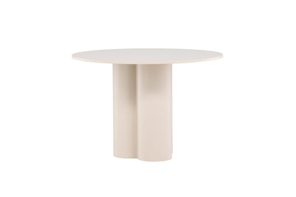 Olivia rundt spisebord - Ø110 cm - beige - billede 5