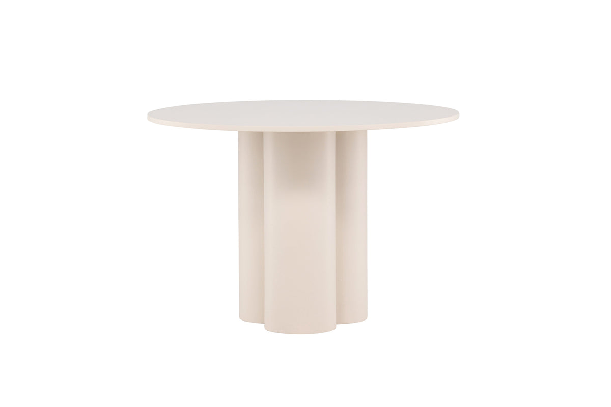 Olivia rundt spisebord - Ø110 cm - beige - billede 6