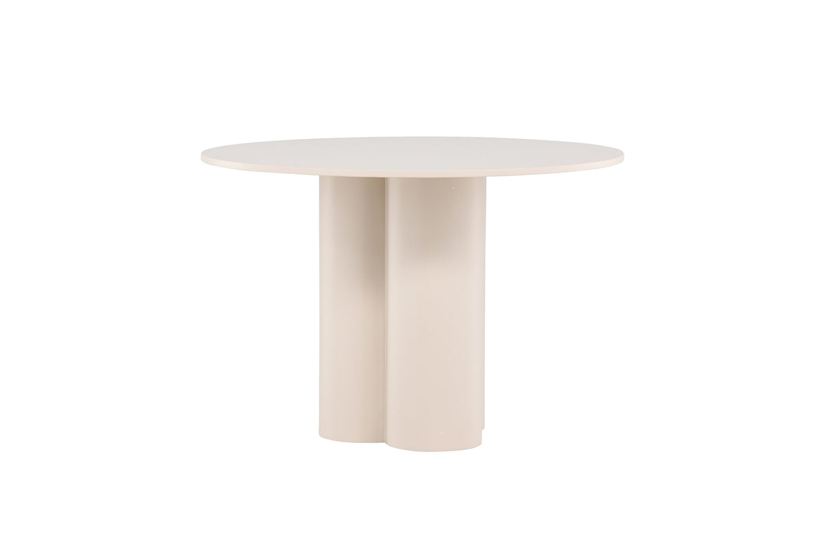 Olivia rundt spisebord - Ø110 cm - beige - billede 9