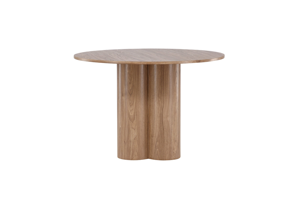 Olivia rundt spisebord - Ø110 cm - brun - billede 1