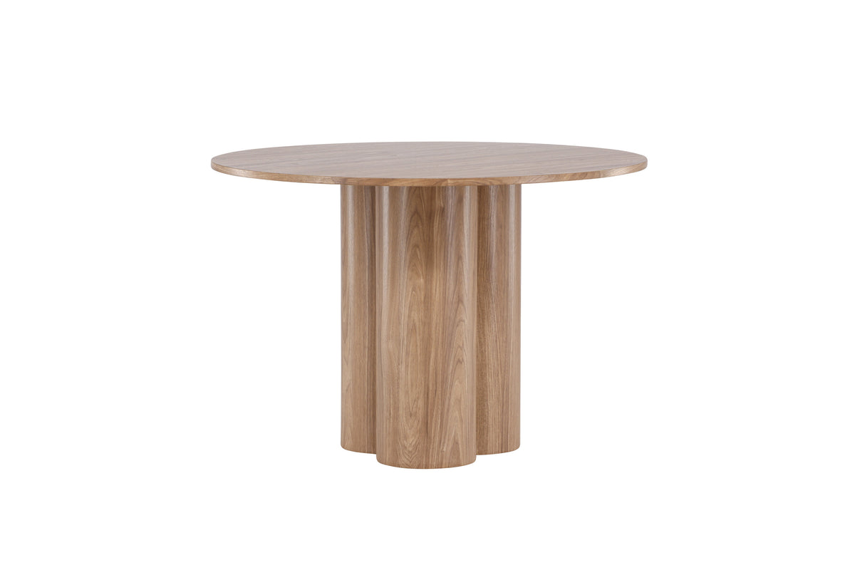 Olivia rundt spisebord - Ø110 cm - brun - billede 3