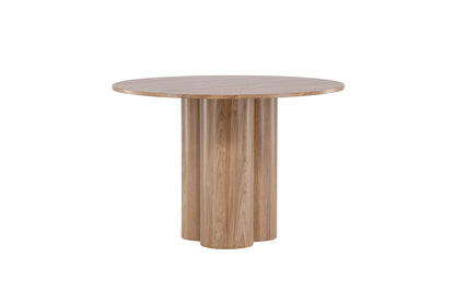 Olivia rundt spisebord - Ø110 cm - brun - billede 3