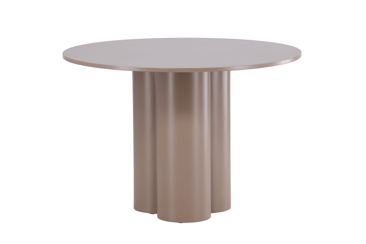 Olivia rundt spisebord - Ø110 cm - mørkebrun - billede 1