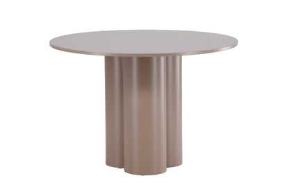 Olivia rundt spisebord - Ø110 cm - mørkebrun - billede 1