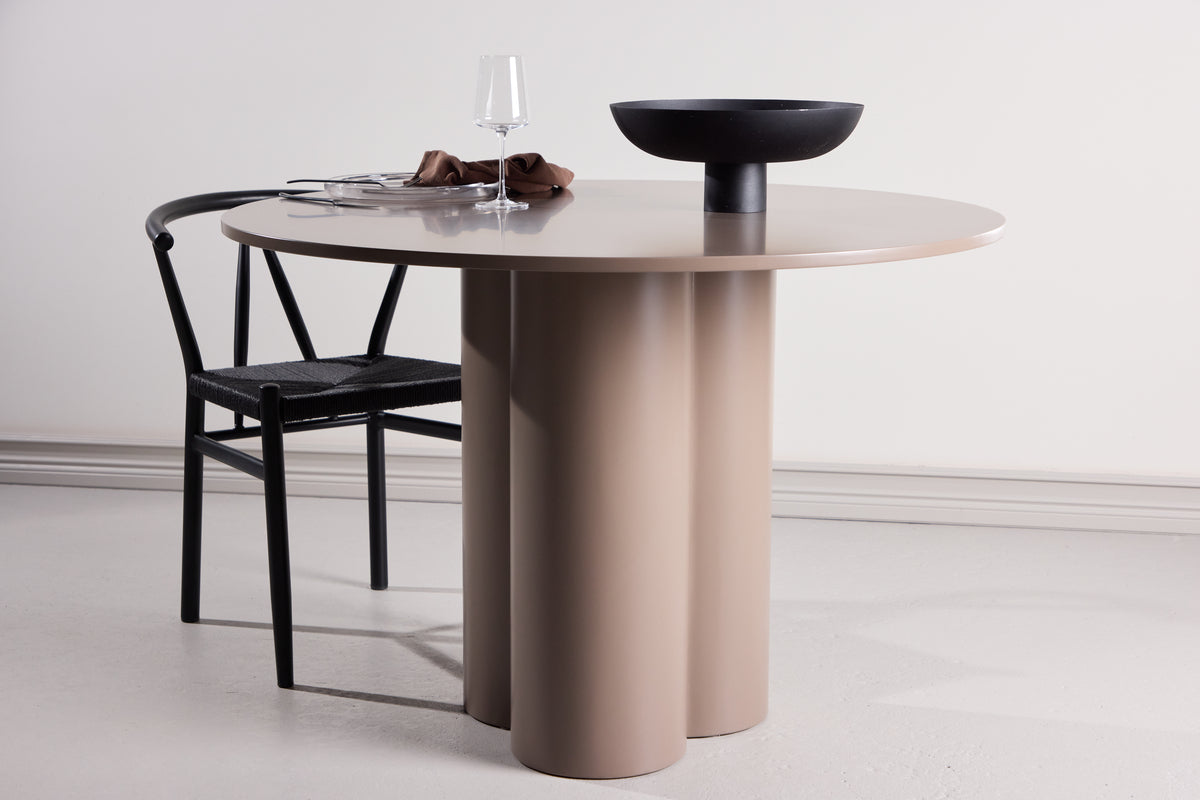 Olivia Rundt Spisebord ⌀110 Brun