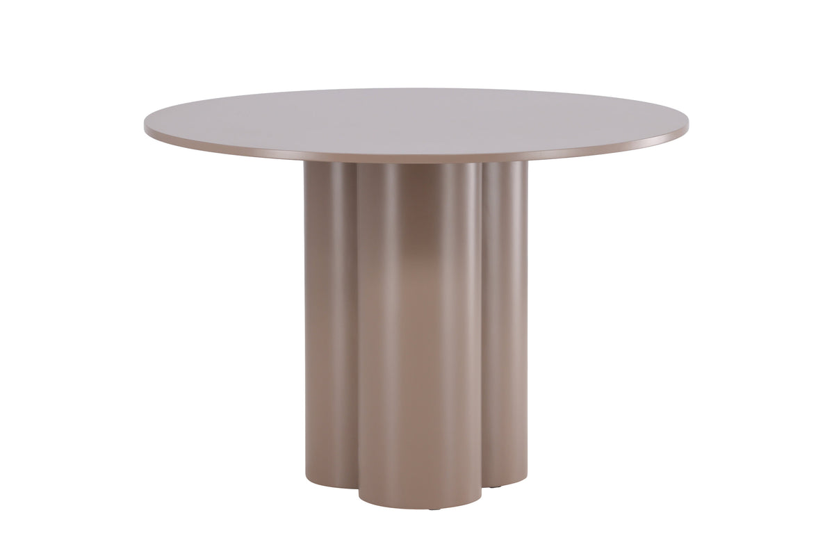 Olivia rundt spisebord - Ø110 cm - mørkebrun - billede 5