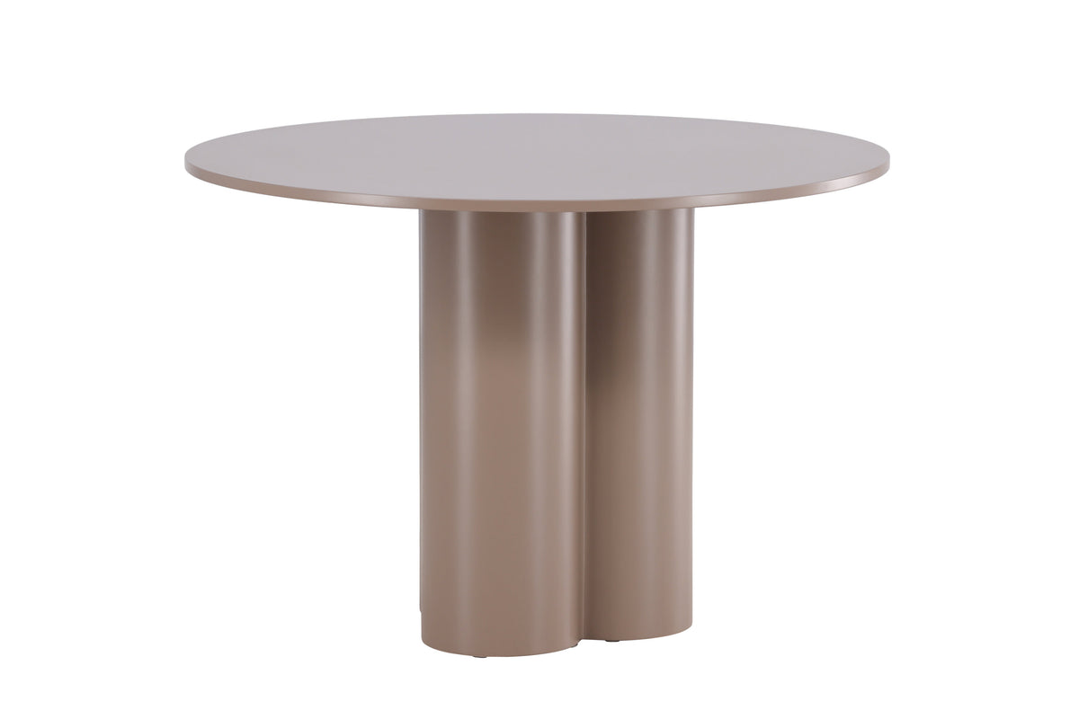 Olivia rundt spisebord - Ø110 cm - mørkebrun - billede 6