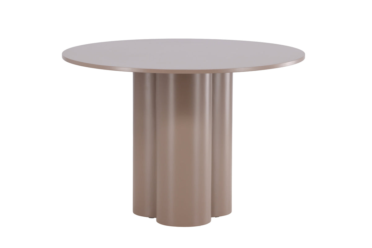Olivia rundt spisebord - Ø110 cm - mørkebrun - billede 9