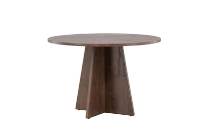 Bootcut rundt spisebord - Ø110 cm - mokka - billede 5