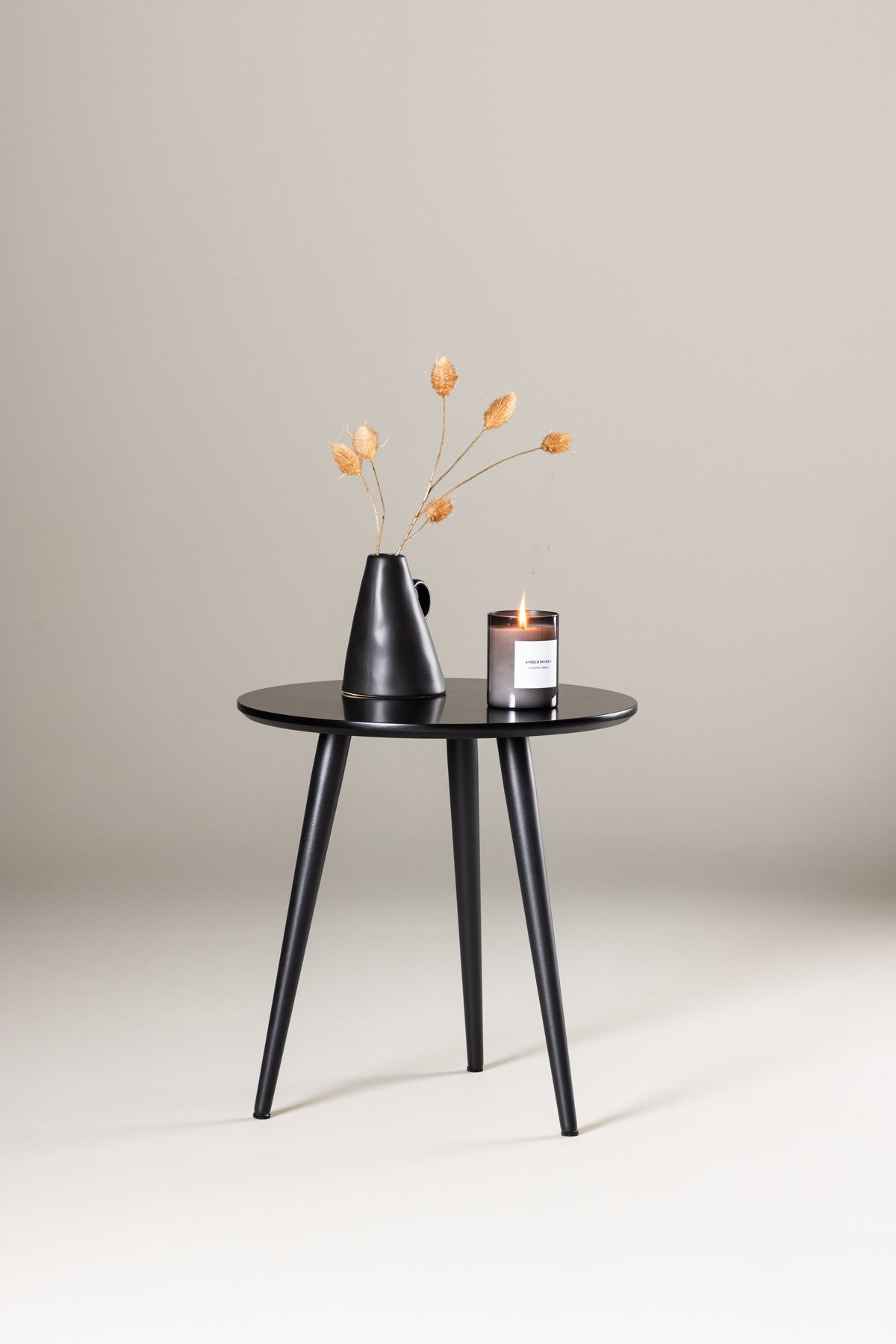 Askim sidebord - Ø48 cm - sort - billede 16