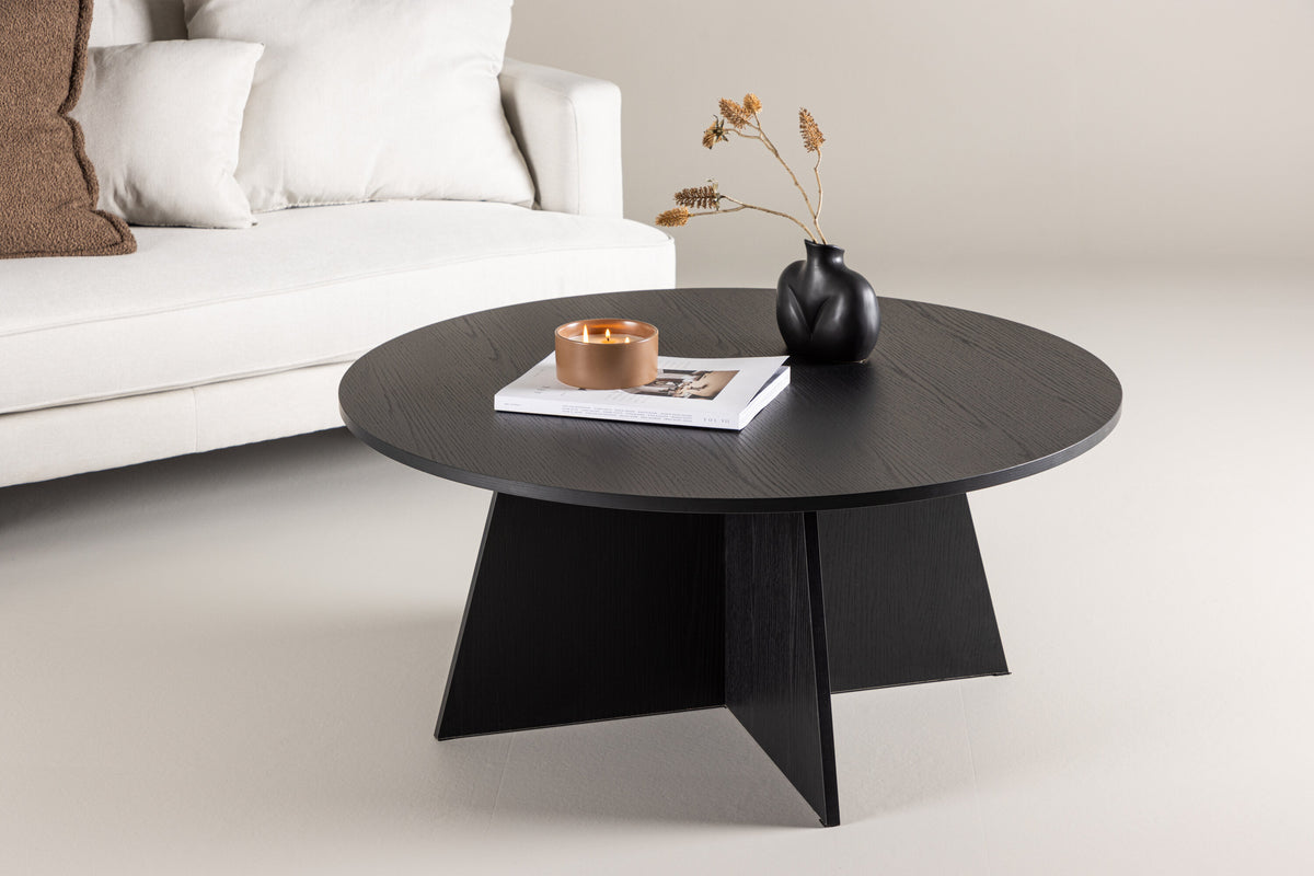 Bootcut sofabord - Ø100 cm - sort - billede 13