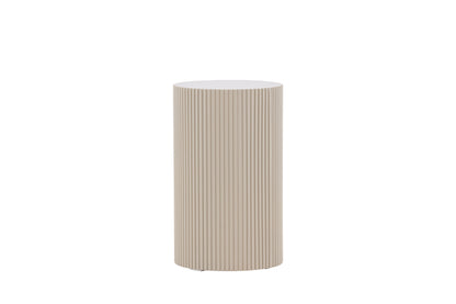 Lenox sidebord - Ø31 cm - beige - billede 1