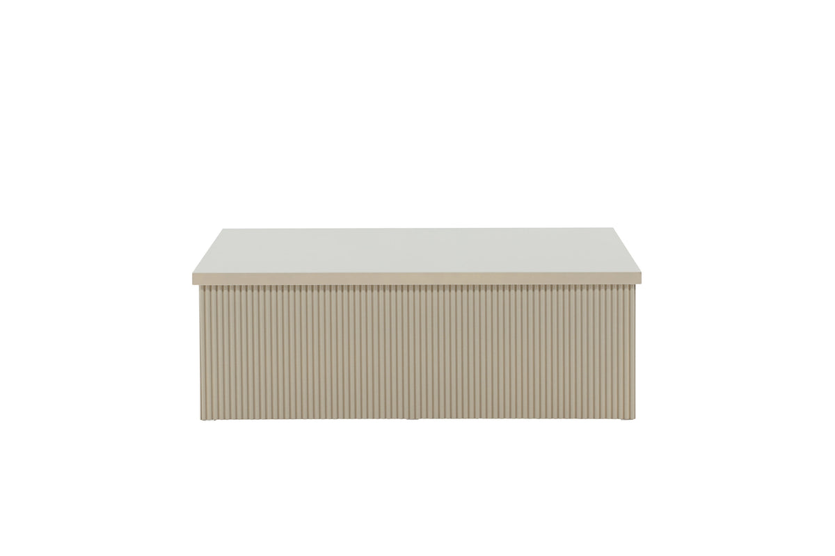 Lenox sofabord - 90 × 90 cm - beige - billede 1