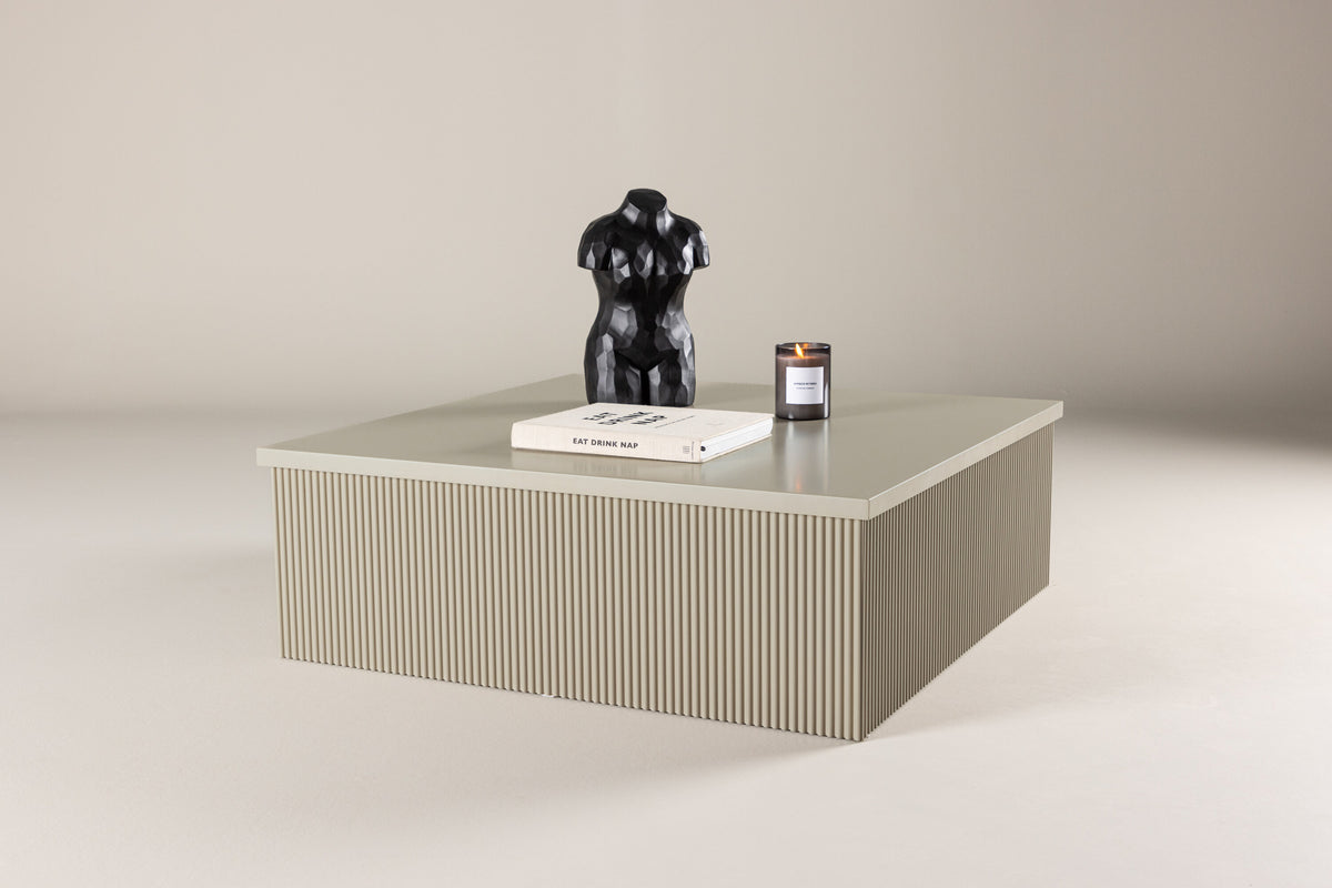Lenox sofabord - 90 × 90 cm - beige - billede 13