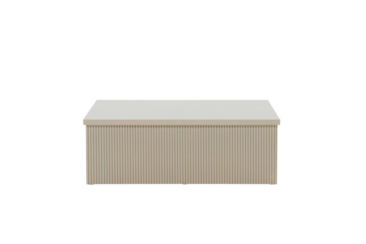 Lenox sofabord - 90 × 90 cm - beige - billede 4