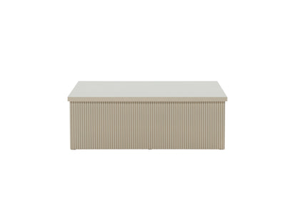 Lenox sofabord - 90 × 90 cm - beige - billede 4