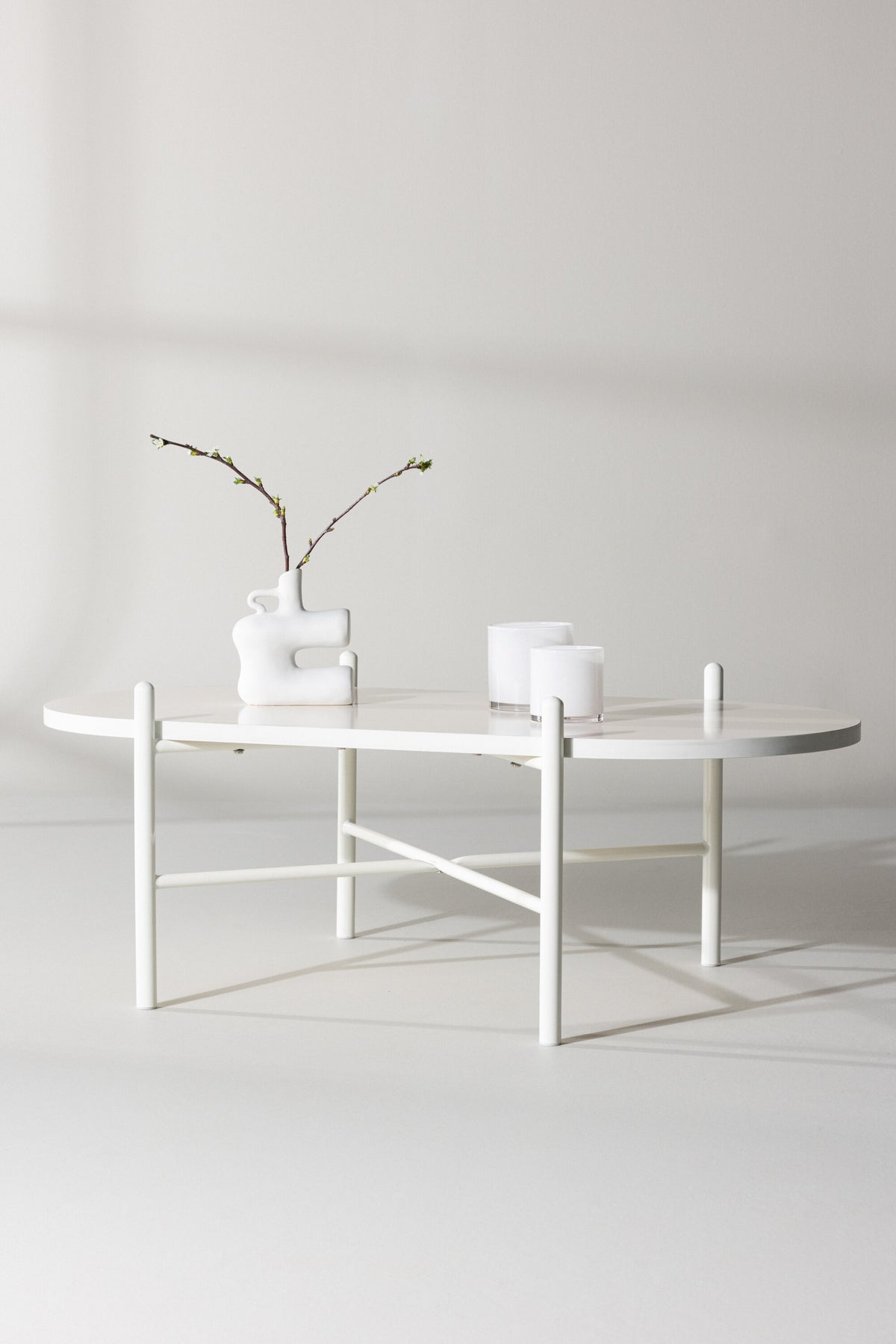 Pueblo sofabord - 120 × 60 cm - beige - billede 16