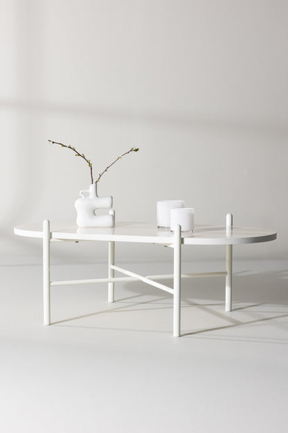 Pueblo sofabord - 120 × 60 cm - beige - billede 16