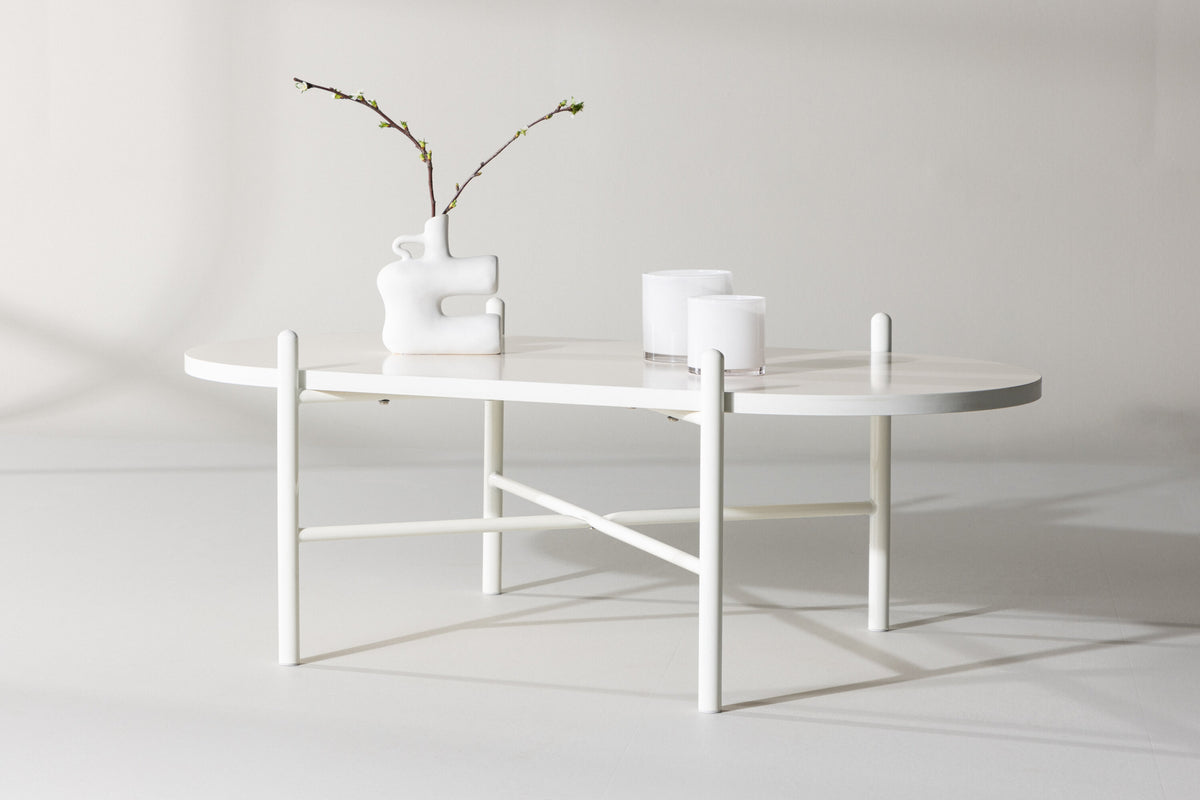 Pueblo sofabord - 120 × 60 cm - beige - billede 13