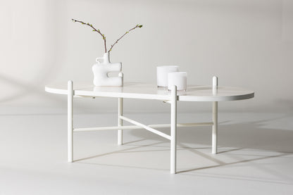 Pueblo sofabord - 120 × 60 cm - beige - billede 13
