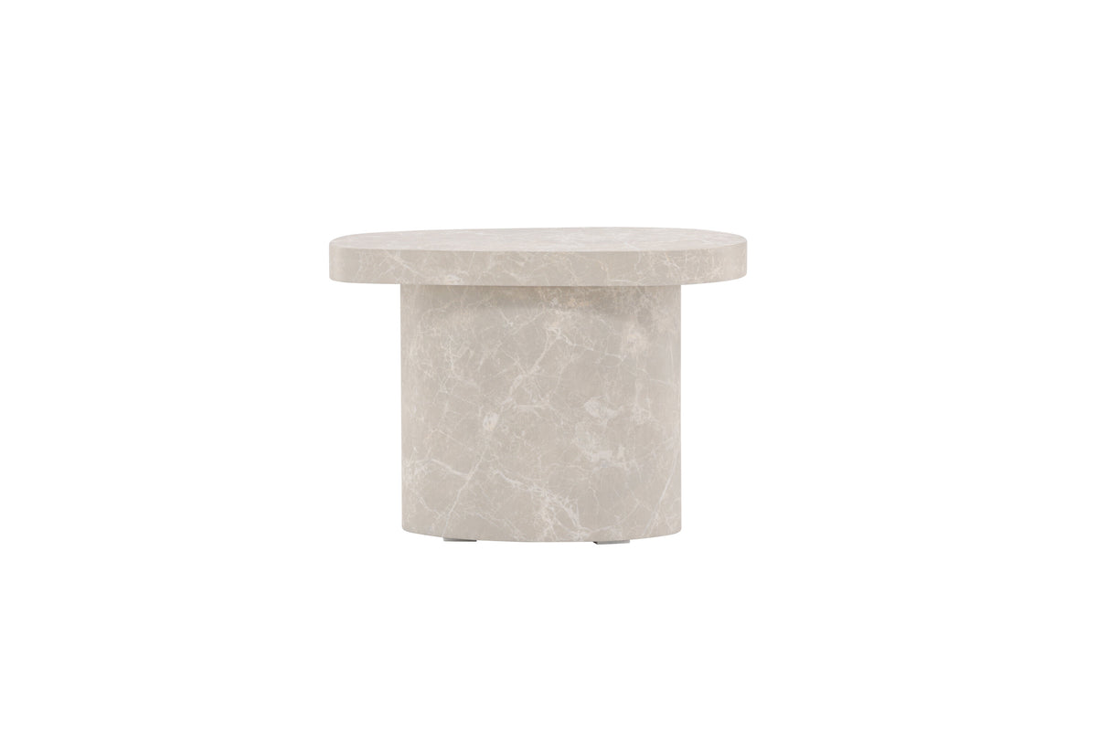 Båstad sidebord - 50 × 30 cm - lysegrå - billede 1