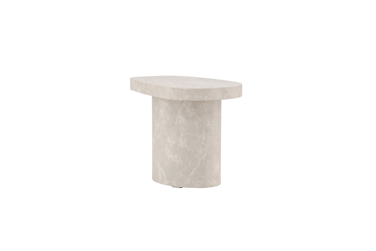 Båstad sidebord - 50 × 30 cm - lysegrå - billede 3