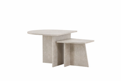 Sala Sofaborde bord 1: 60 x 60 cm bord 2: 40 x 40 cm Beige
