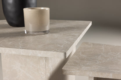 Sala Sofaborde bord 1: 60 x 60 cm bord 2: 40 x 40 cm Beige