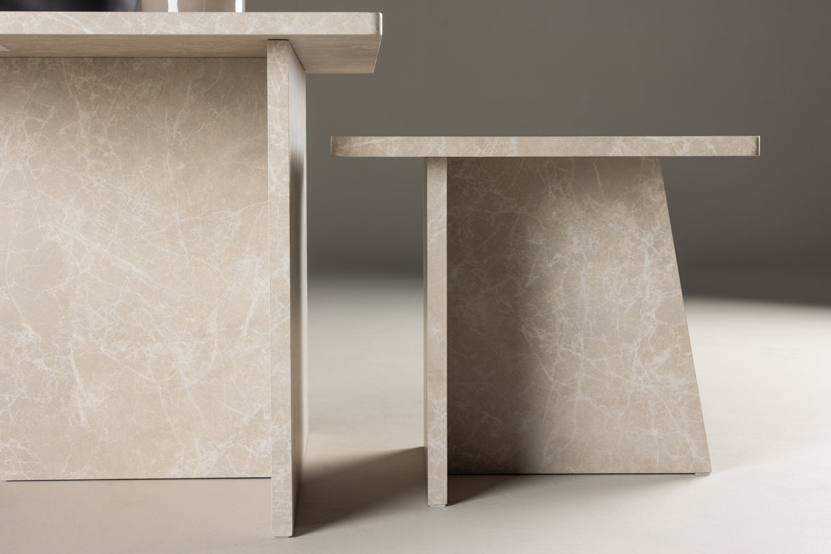 Sala Sofaborde bord 1: 60 x 60 cm bord 2: 40 x 40 cm Beige