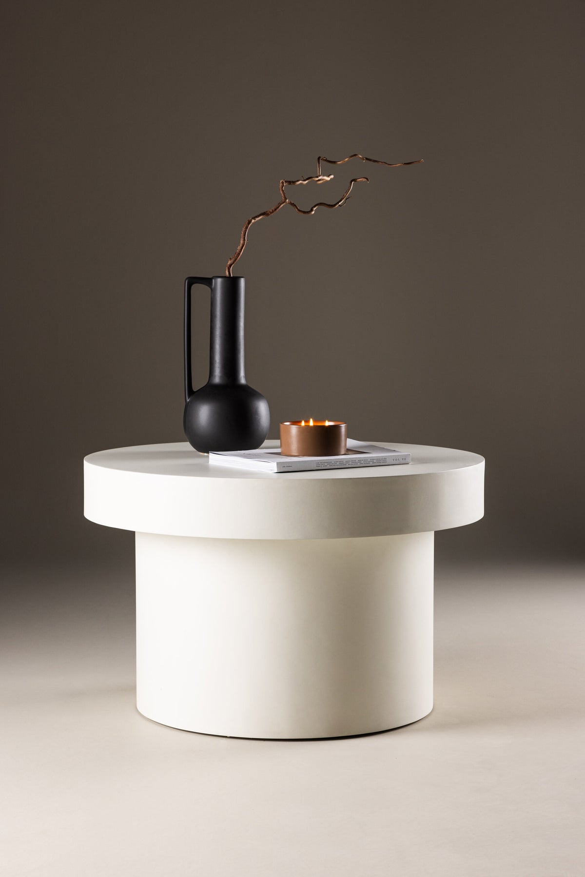 Malung sofabord - Ø80 cm - hvid - billede 16