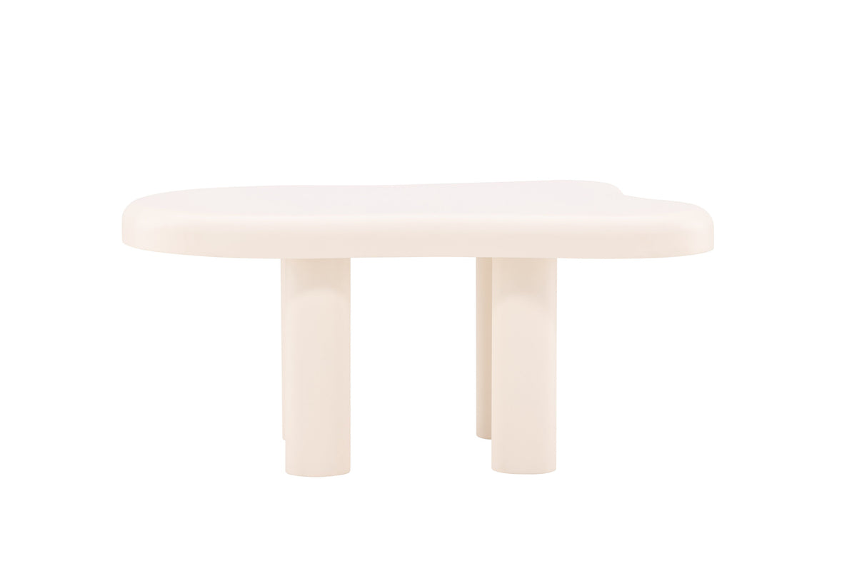 Strömstad sofabord - 100 × 71 cm - hvid - billede 1