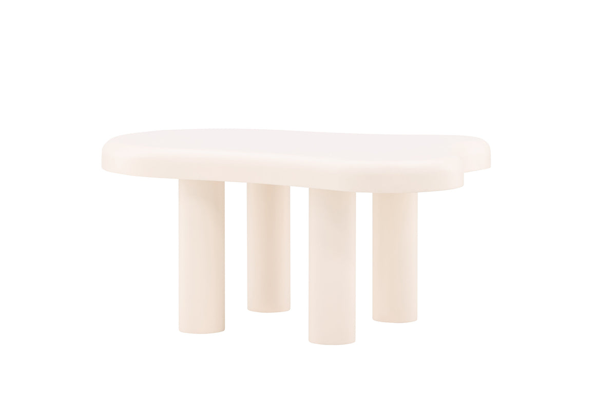 Strömstad sofabord - 100 × 71 cm - hvid - billede 2