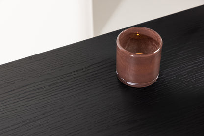 Staal Sofaborde bord 1: 100 x 43 cm  bord 2:  75 x 33 cm Sort