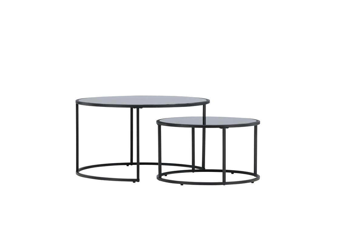 Twin Sofabord ø79 Sort