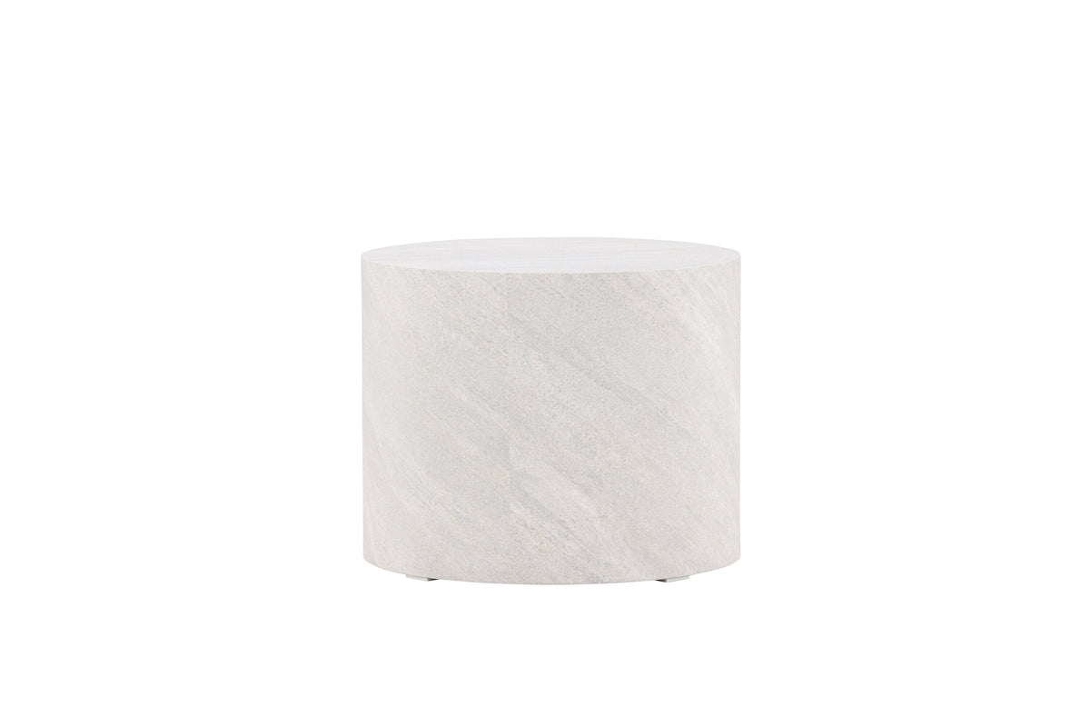 York sofabord - Ø50 cm - grå - billede 1