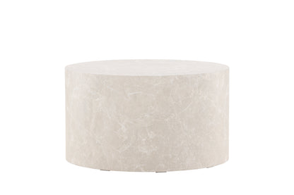 York sofabord - Ø80 cm - beige - billede 1